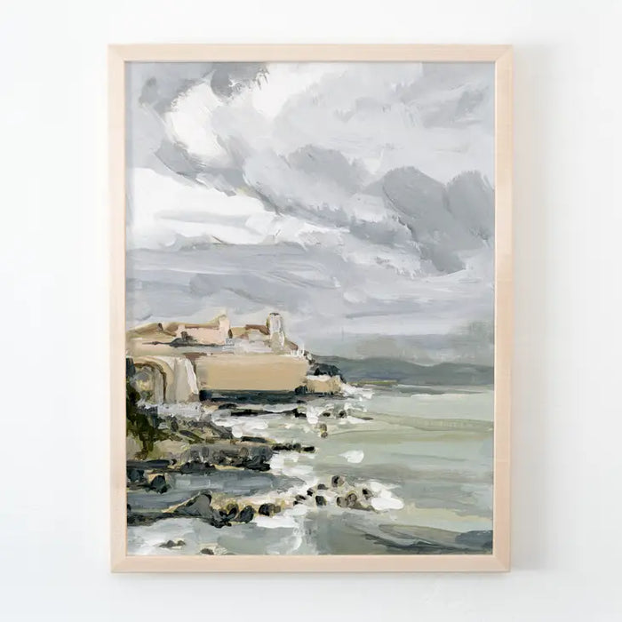 Antibes Coast Art Print (Unframed)