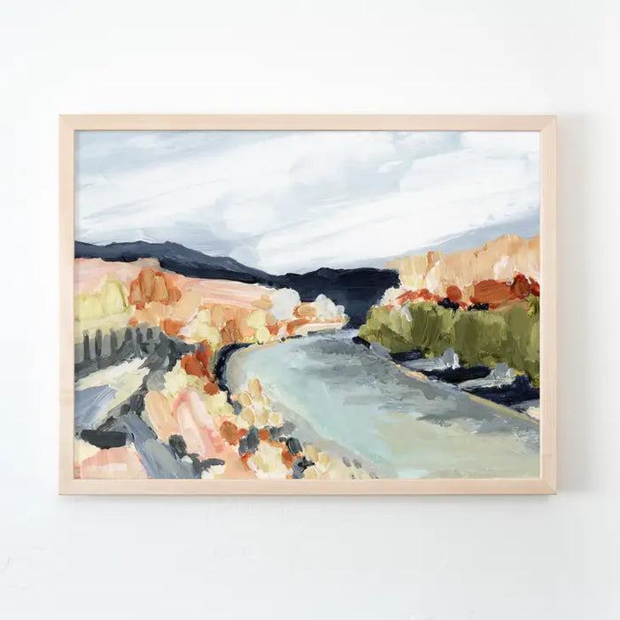 Painted River Art Print (Unframed)