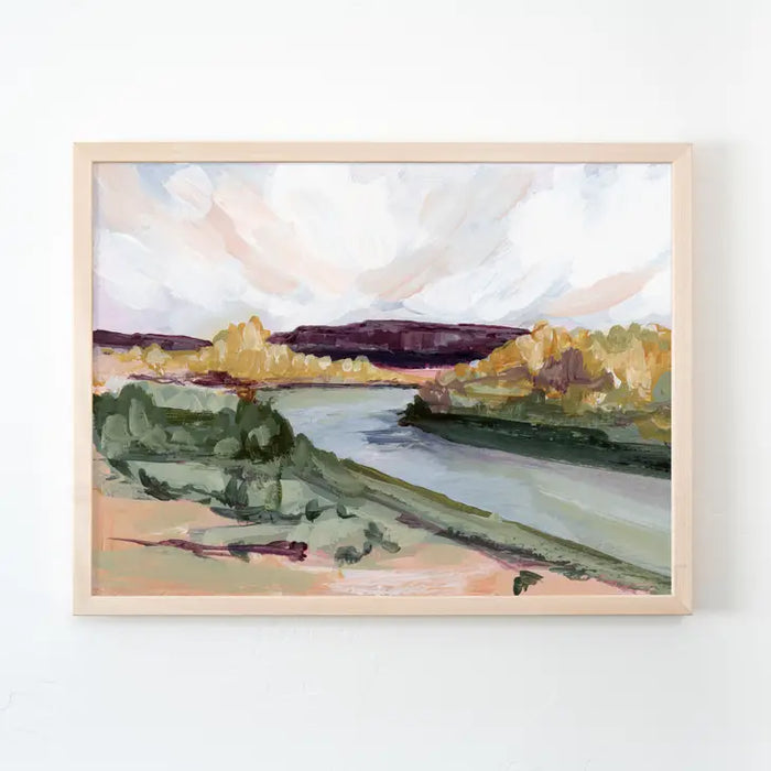 Bluff River Art Print (Unframed)