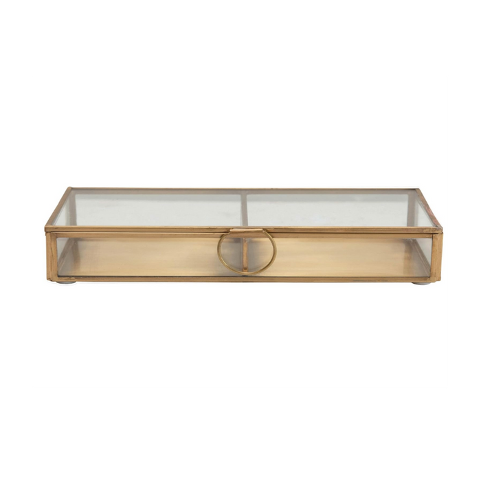 Brass and Glass Display Box