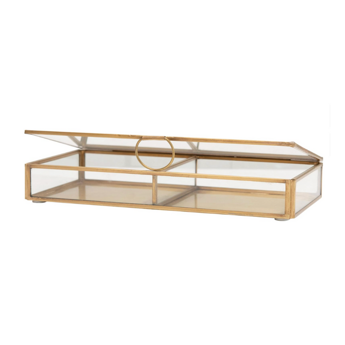 Brass and Glass Display Box