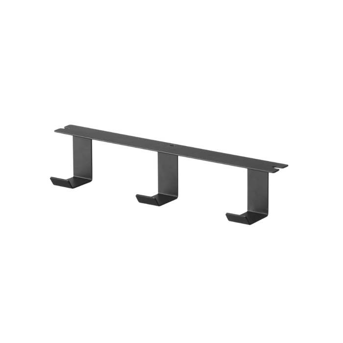 Under-Desk Three-Hook Storage Rack