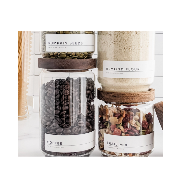 Modern Pantry Labels- Rectangle