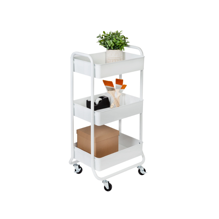 Rolling 3-Tier Storage Cart