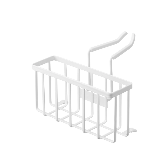 Sink-Side Faucet Caddy- White