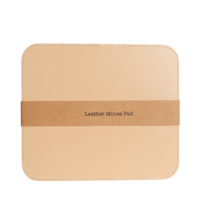 Leather Mouse Pad, Tan Color