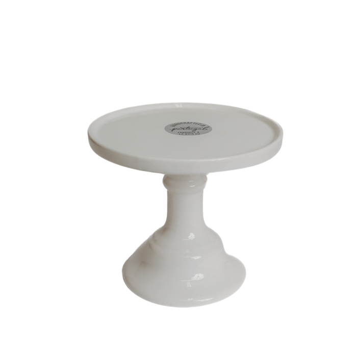 White Ceramic Pedestal Stand
