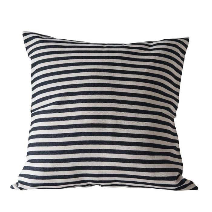 Woven Cotton Striped Pillow