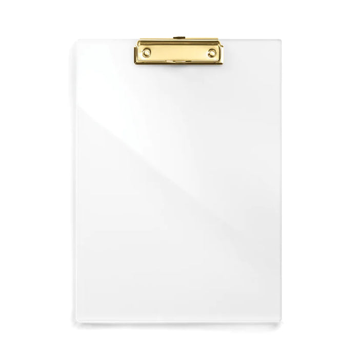 Acrylic + Gold Clear Clipboard