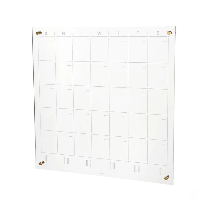 Acrylic Monthly Wall Calendar