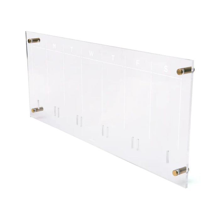 Acrylic Weekly Wall Calendar
