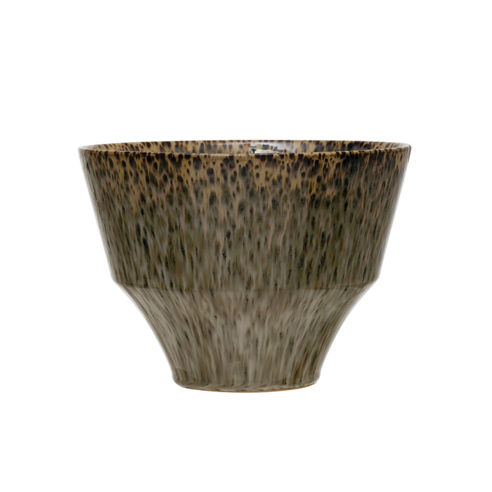 Sage + Tortoise Ceramic Planter