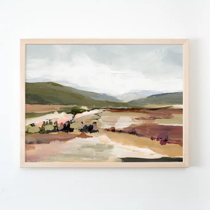 Olive Hills Art Print (Unframed)