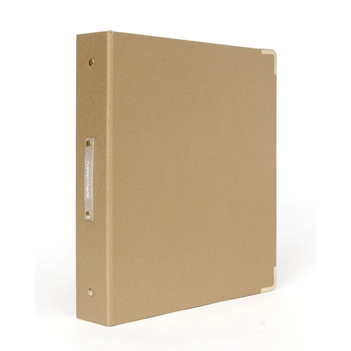 Bookcloth Signature 3 Ring Binder - Medallion