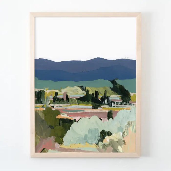 Catalonia Hills Art Print (Unframed)