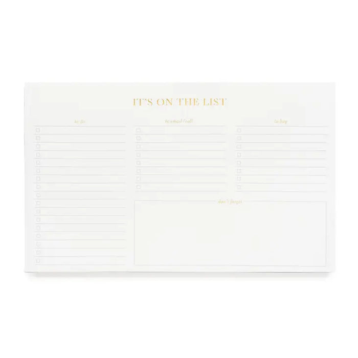 It's On the List Pad