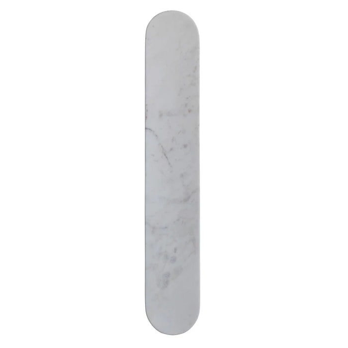 Oval Marble Serving Board, White