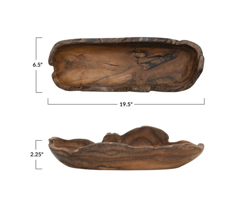 Decorative Teak Wood Bowl