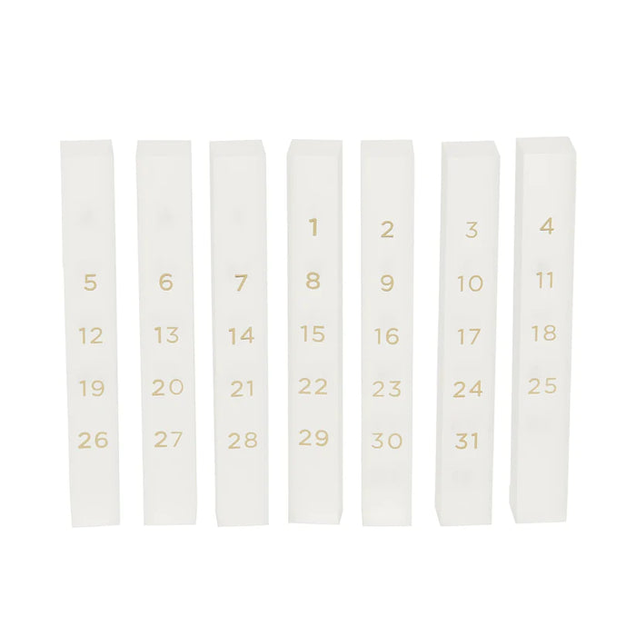Acrylic Monthly Calendar + Pen Holder