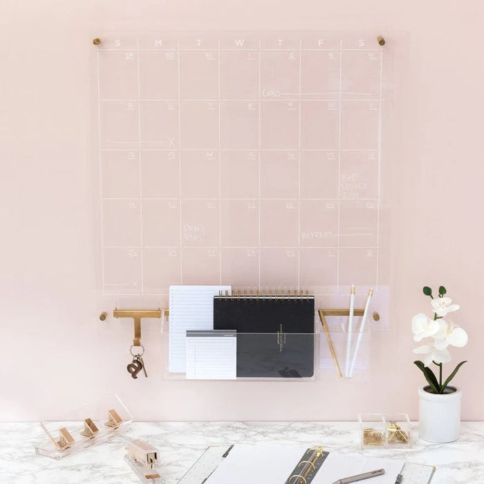 Acrylic Monthly Wall Calendar
