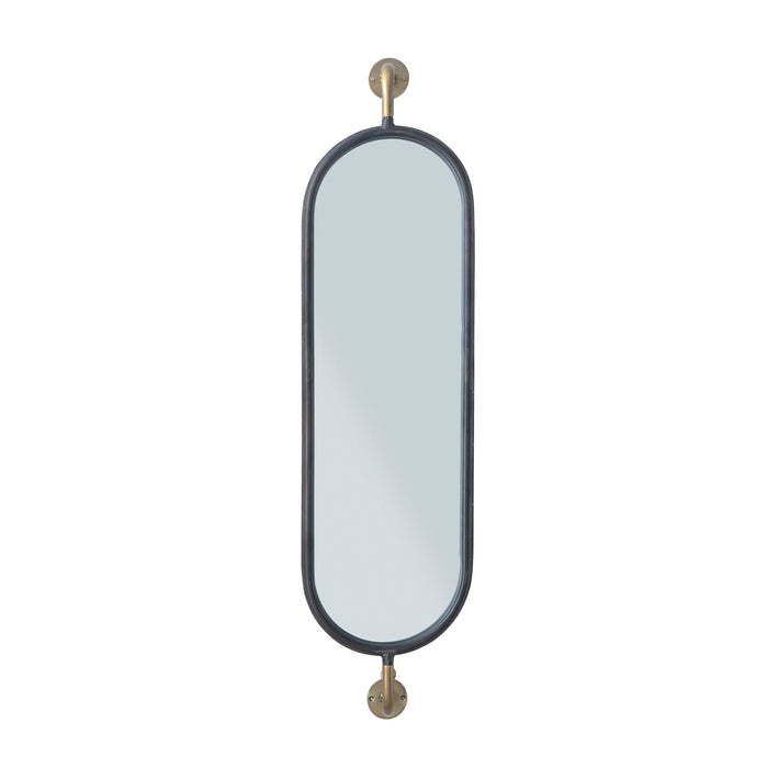 Metal Wall Mount Mirror with Brackets - On Backorder